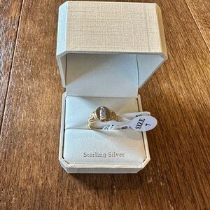 Cynthia Rowley Lady Guadalupe/Mother Mary Gold Plated Sterling Silver Ring NWT